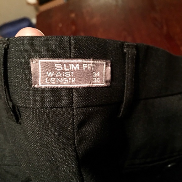 Linea Dome’ Black (Slim Fit) Pants - Picture 3 of 3